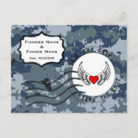 USN Navy Sauvez la date et le coeur