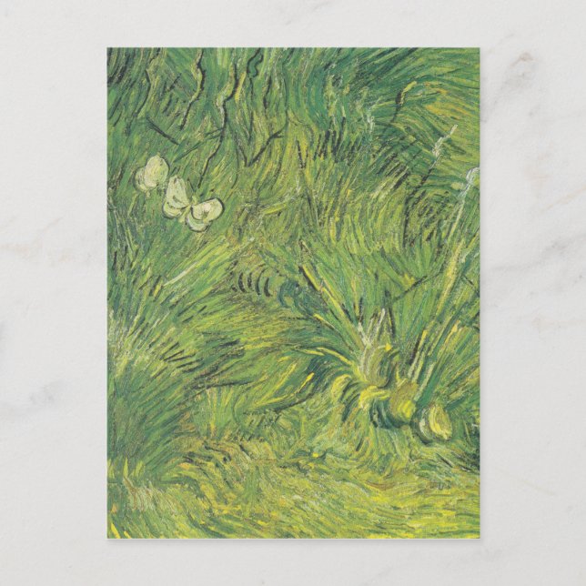 Carte Postale Faire-part Van Gogh | Papillons | Nouvelle adresse (Devant)
