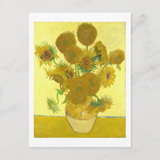 Carte Postale Faire-part Van Gogh | Tournesols I | Changement d'adresse