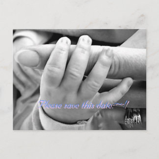 Carte Postale Faire-part Veuillez faire gagner cette date : ~ ! , Sauvez