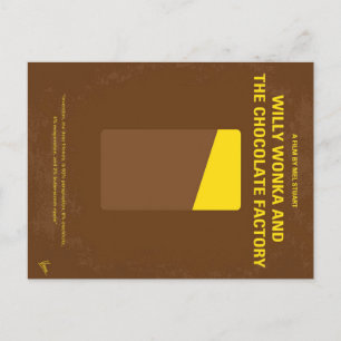 Carte Postale Faire-part Vintage Mon Willy Wonka Et L'Usine De Chocolat