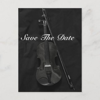 Carte Postale Faire-part Violinistique