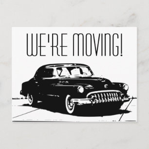 Carte Postale Faire-part Voiture Vintage