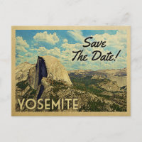 Yosemite Sauvez La Date Parc National Vintage