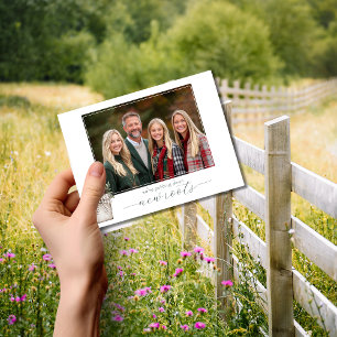 Carte Postale Faire Souche Annonce de Déménagement avec Photo