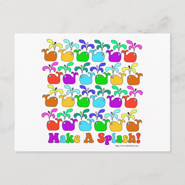 Carte Postale Faire Un Splash (Devant)