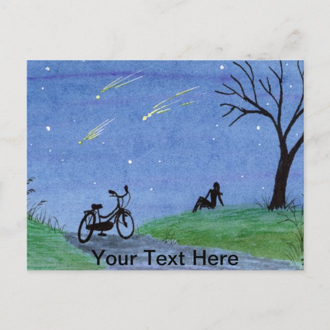 Carte Postale Faire un vœu (Devant)