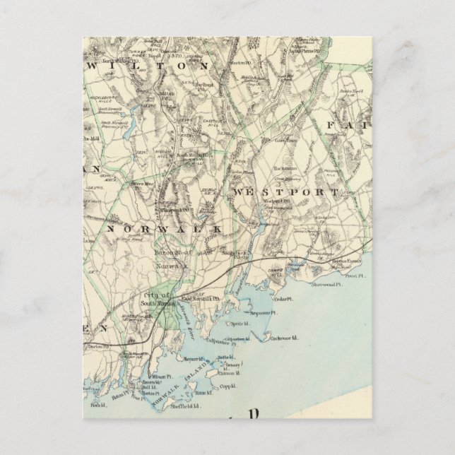 Carte Postale Fairfield Co. (Devant)