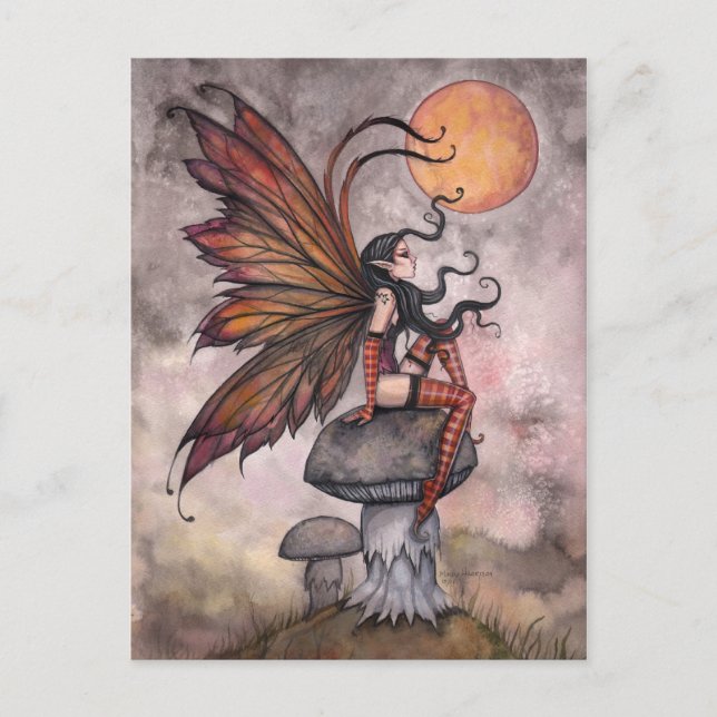 Carte postale Fairy Automne par Molly Harrison (Devant)