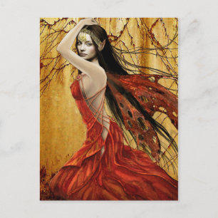 Carte postale Fairy d'automne
