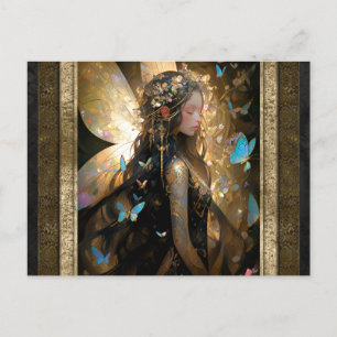 Carte Postale Fairy Girl'Imaginaire Art