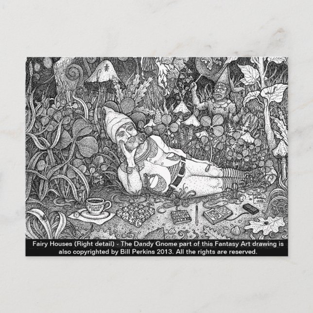 Carte postale Fairy Houses #3 (Devant)