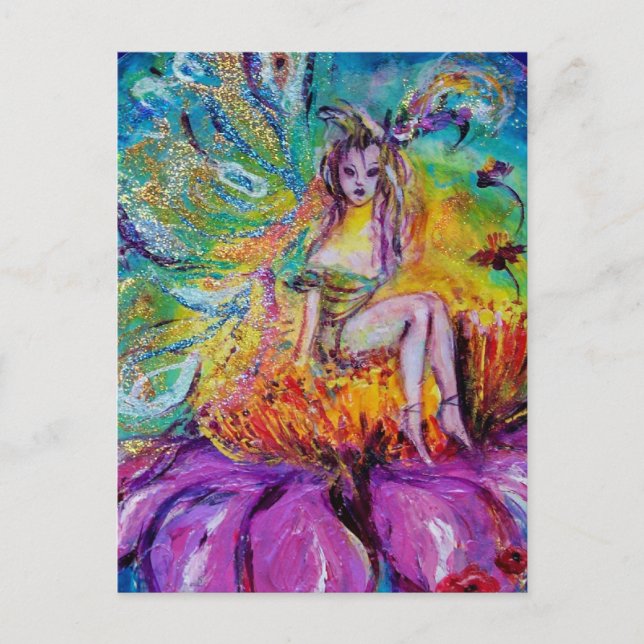 Carte Postale FAIRY IN NIGHT détail (Devant)