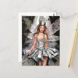 Carte Postale Fairy in the Fashion Foil