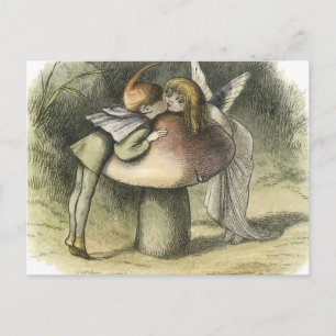 Carte Postale Fairy Kiss À Fairyland 1870