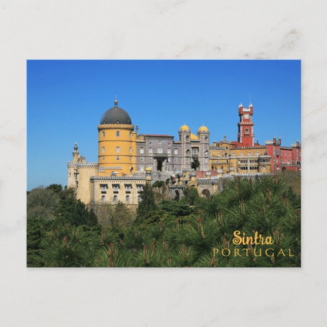 Carte Postale Fairytale Sintra Palace photo, Portugal (Devant)