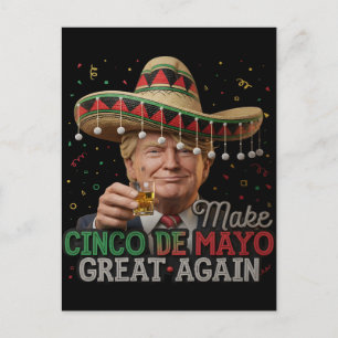 Carte Postale Faisons de nouveau grande la fête de Cinco de Mayo