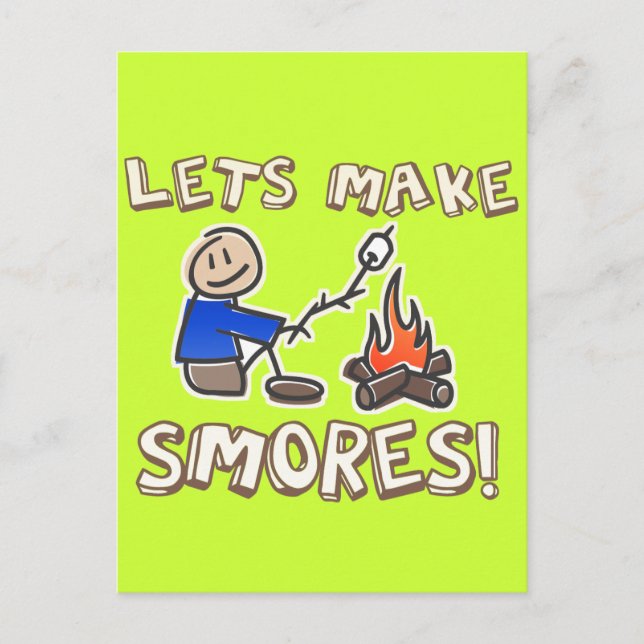 Carte Postale Faisons des S'mores ! (Devant)