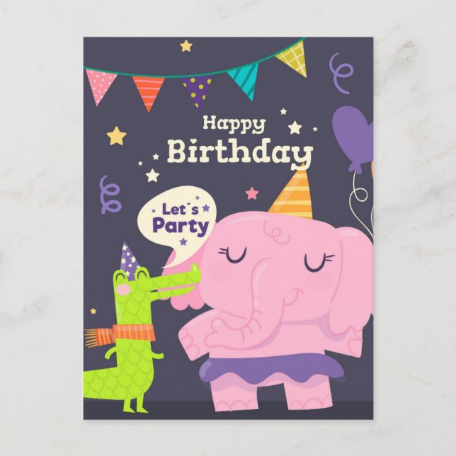 Carte Postale Faisons la fête (Devant)