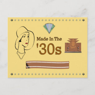 Carte Postale Fait Dans Les Années 30