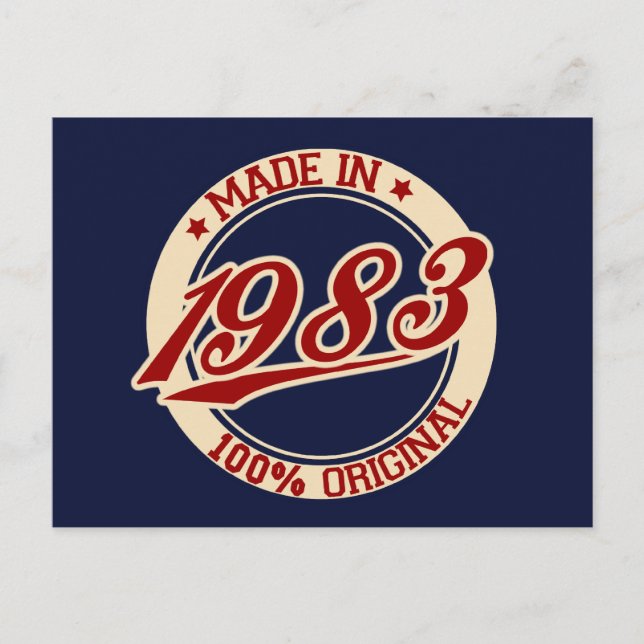 Carte Postale Fait En 1983 (Devant)