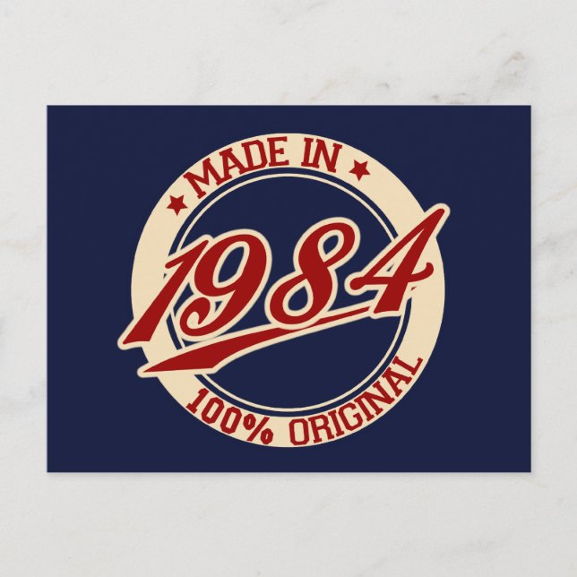 Carte Postale Fait En 1984 (Devant)