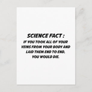 Carte Postale Fait scientifique