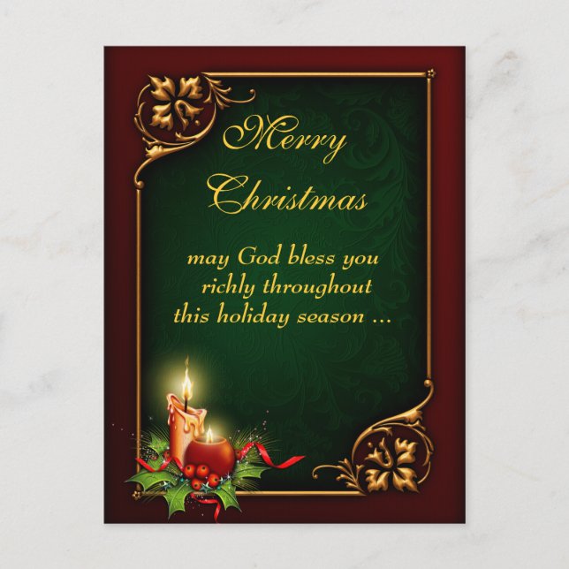Carte postale faite sur commande de Joyeux Noël (Devant)
