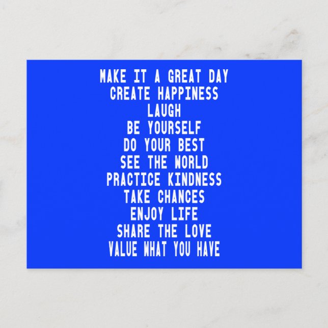 Carte Postale Faites-En Un Design Graphique De Jour Par Artinspa (Devant)