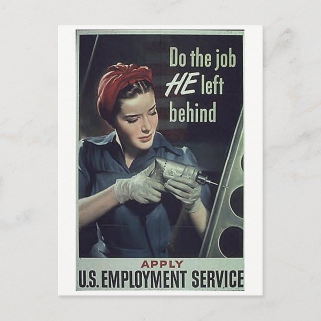 Carte Postale "Faites le travail qu'IL a laissé derrière lui" (Devant)