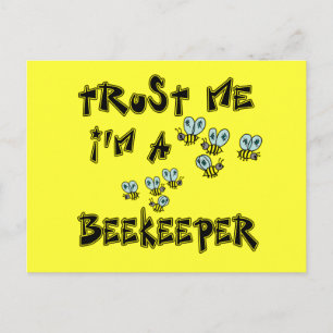Carte Postale Faites-moi confiance Je suis Beekeeper