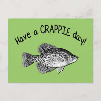 CARTE POSTALE FAITES UNE JOURNÉE DE CRAPPIE