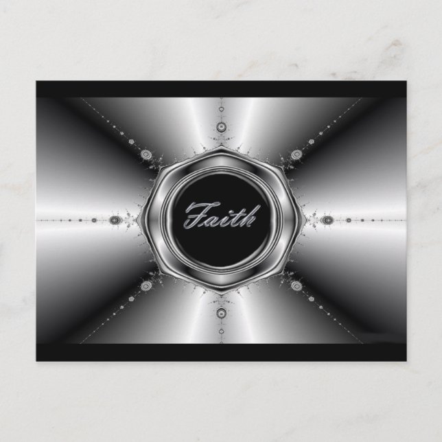 Carte postale Faith Fractal Détenus (Devant)