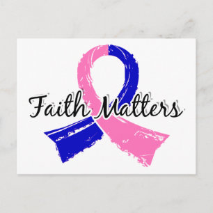Carte Postale Faith Matters 5 Cancer du sein masculin