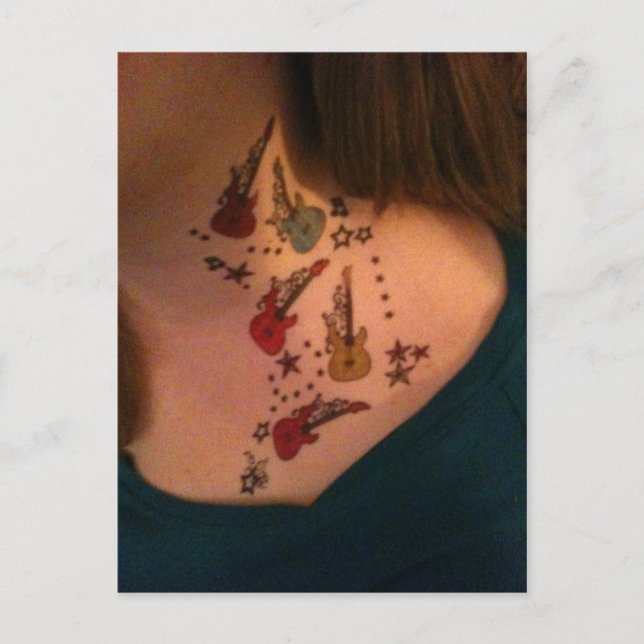 Carte postale Fake Neck Tattoo (Devant)