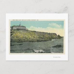 Carte Postale Falaise à tête plate et à l'extérieur de la maison
