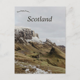 Carte Postale Falaise sur l'île de Skye Écosse