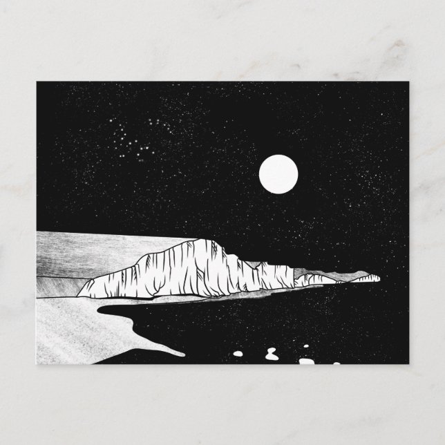 Carte Postale Falaises blanches de Dover (Devant)