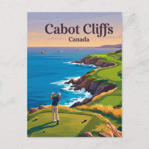 Carte Postale Falaises Cabot Canada