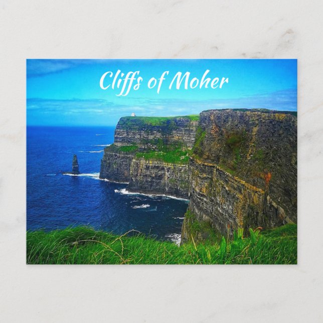 Carte Postale Falaises de Moher, Irlande (Devant)