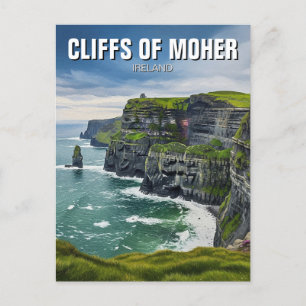 Carte Postale Falaises de Moher Irlande Voyage