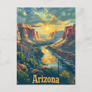 Carte Postale Falaises du désert de l'Arizona