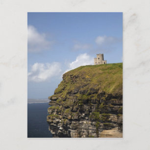 Carte Postale Falaises panoramiques de Moher et tour d'O'Brien.