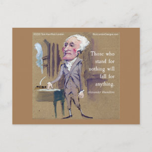 Carte postale "Fall 4 Anything" de Hamilton