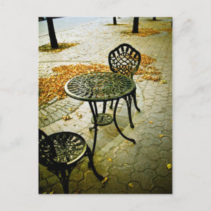 Carte postale Fall Cafe Patio 02