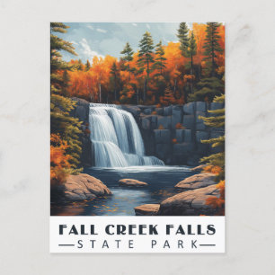 Carte Postale Fall Creek Falls : Serenity in the Tennessee Wilds