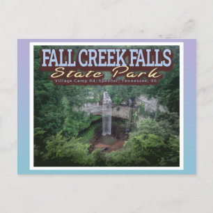 CARTE POSTALE FALL CREEK FALLS STAPARK - TENNESSEE USA