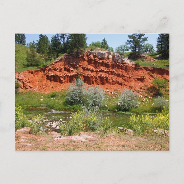 Carte Postale Fall River, Hot Springs, Dakota du Sud (Devant)