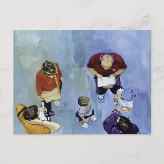 Carte Postale familia de turistas 2 (Devant)