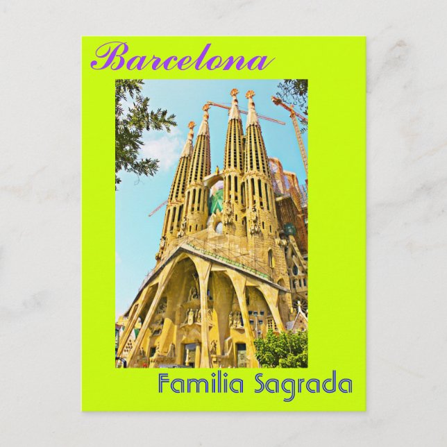 Carte Postale Familia Sagrada (Devant)